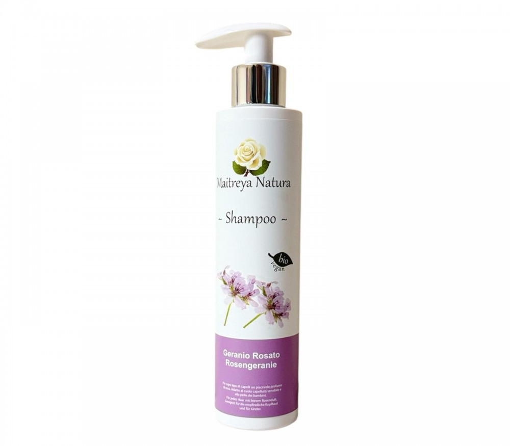 Vendita online: Shampoo Geranio rosato