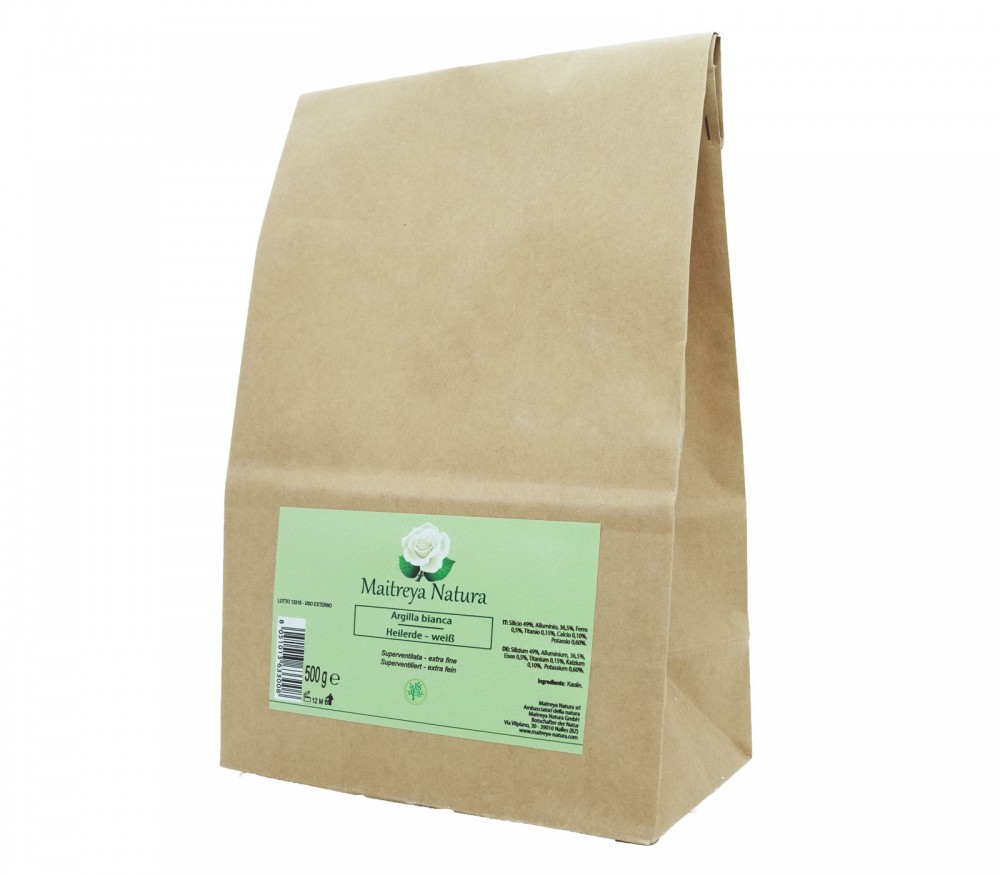 Vendita online: Argilla bianca super ventilata extra fine Vendita online: Argilla bianca super ventilata extra fine