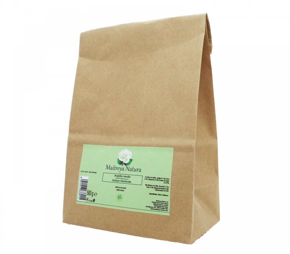 Vendita online: Argilla verde micronizzata Vendita online: Argilla verde micronizzata