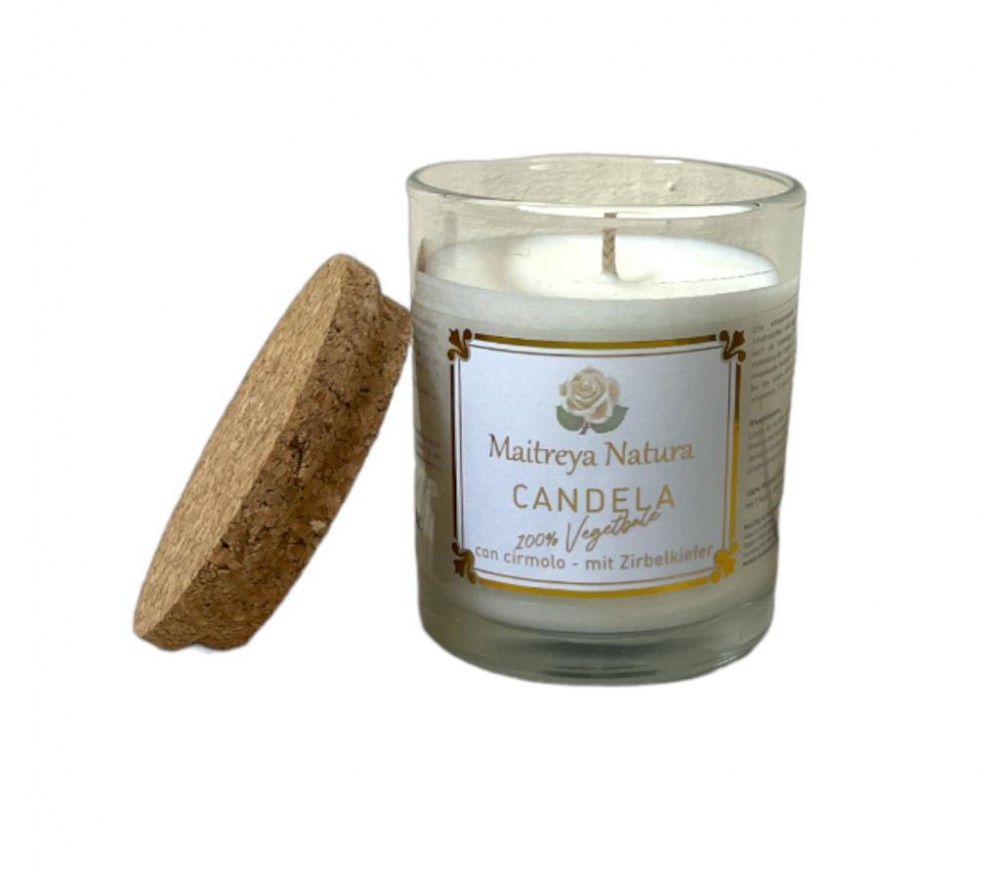 Vendita online: Candela profumata-naturale con cirmolo Vendita online: Candela profumata-naturale con cirmolo