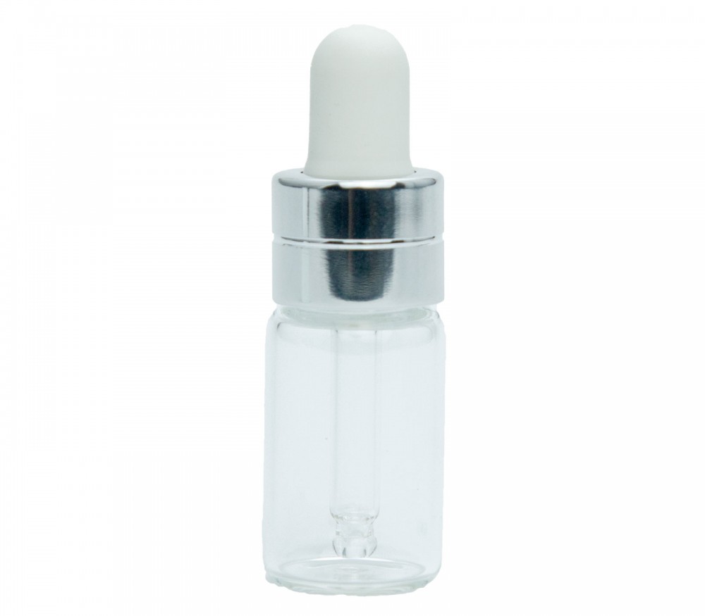 Vendita online: Flacone Siero 3ml con pipetta in argento Vendita online: Flacone Siero 3ml con pipetta in argento
