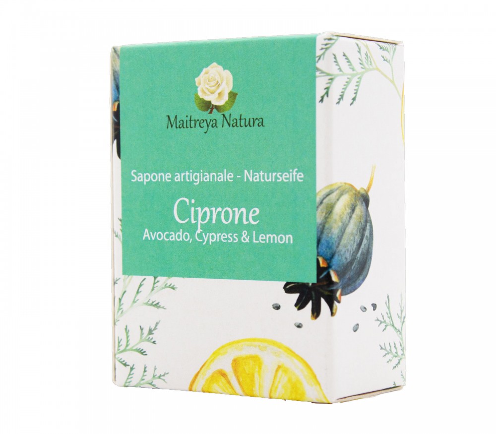 Vendita online: Sapone artigianale CIPRONE con scatola Vendita online: Sapone artigianale CIPRONE con scatola