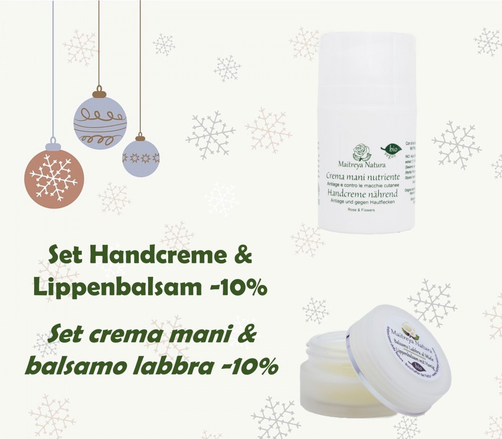 Vendita online: Finestrina 03 - Set crema mani & Balsamo labbra Vendita online: Finestrina 03 - Set crema mani & Balsamo labbra