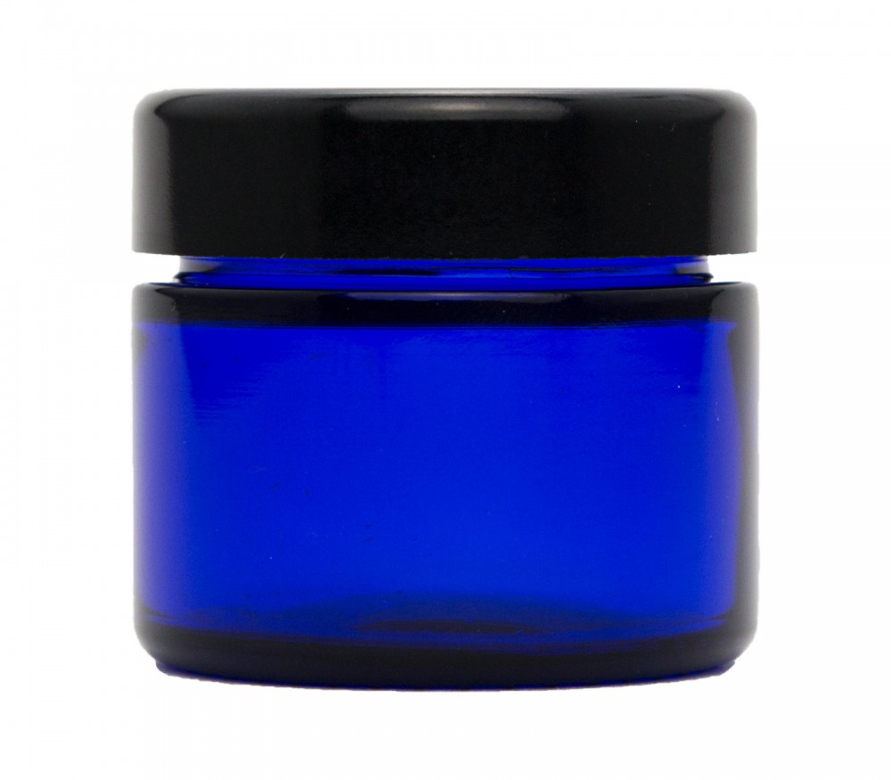 Vendita online: Vasetto in vetro blu 50 ml Vendita online: Vasetto in vetro blu 50 ml