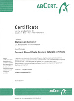 Certificato BIO cosmesi di Maitreya Natura da Abcert Certificato BIO cosmesi di Maitreya Natura da Abcert